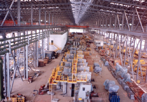 85万吨轧钢生产线安装